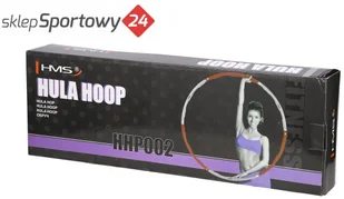 HMS HULA HOP 100CM SKŁADANY ZIEL-SZAR - Pozostały sprzęt i akcesoria do ćwiczeń - miniaturka - grafika 12