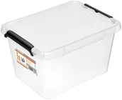 Pudła i pojemniki do przechowywania - SPACEO Pojemnik z klipsami 2 l 15 x 11 x 19.5 cm Spaceo - miniaturka - grafika 1