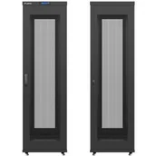 Szafy rack - Lanberg Szafa Rack 19 42U 600x600 FF02-6642L-23B z termostatem - KONFIGURATOR WYPOSAŻENIA / DYSTRYBUTOR F.VAT 23% FF02-6642L-23B - miniaturka - grafika 1