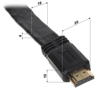 KABEL HDMI-10-FL 10 m HDMI-10-FL - Kable - miniaturka - grafika 2