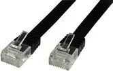Kable miedziane - MicroConnect RJ-45/RJ-45 kat.6 3m Czarny V-UTP603S-FLAT V-UTP603S-FLAT - miniaturka - grafika 1