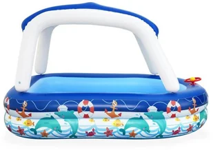 Bestway Basen Dmuchany Z Daszkiem 213 x 155 x 132 cm 54370 LT-10627-0 - Baseny ogrodowe - miniaturka - grafika 3