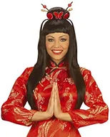 Dodatki do strojów karnawałowych - WIDMANN Andreas c6366  Chiny Girl peruka dla pań - miniaturka - grafika 1
