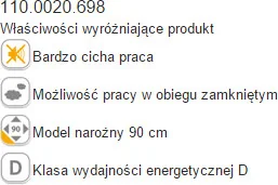 Franke Design Plus FDPA 904 XS LED 320.0518.708 - Okapy kuchenne - miniaturka - grafika 4