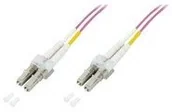 Kable miedziane - Mcab mcab 7003402 LC/LC 50/125 2 m OM4 LSZH Duplex Jumper wire Fioletowy 4260134935111 - miniaturka - grafika 1