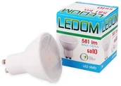 Żarówki LED - Ledom Żarówka LED GU10 220-240V 7W 581lm 3000K biała ciepła 244728 - miniaturka - grafika 1