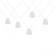 Lampy sufitowe - OxyLED TOCCA Biała LED 5x6W 3000K CRI>90 Lampa wisząca 457075 457075 - miniaturka - grafika 1