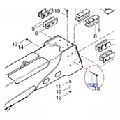 Części i akcesoria do maszyn rolniczych - NEW HOLLAND CASE ŚRUBA DWUSTRONNA 85806352 85806352 - miniaturka - grafika 1