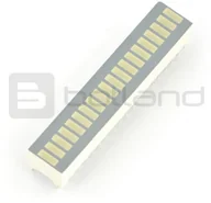 Podzespoły elektroniczne - Wyświetlacz LED linijka DC-20/20GWA - 20-segmentowy - zielony LED-08167 - miniaturka - grafika 1