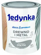 Farby zewnętrzne - Jedynka D&p- farba, satynowa, szara, 0.7l - miniaturka - grafika 1