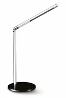 Lampy stojące - CEP Lampka na biurko CLED-100 srebrno / czarna (CLED-0100) - miniaturka - grafika 1