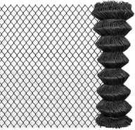 Ogrodzenia - vidaxl Siatka ogrodzeniowa 25 x 1,25 m, stalowa, szara - miniaturka - grafika 1
