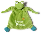 Maskotki i pluszaki - Nici NICI 40045 Książę Doudou żaba, żabi król przesłaniem obrazu i motywem haftowana, "Mały", 25 x 25 cm - miniaturka - grafika 1