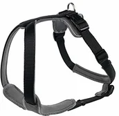 Smycze dla psów - Hunter naczyń kuchennych z neoprenu, 81 - 100 cm, czarny/szary - miniaturka - grafika 1