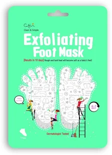 Cettua Exfoliating Foot Mask, skarpetki złuszczające do stóp - Pielęgnacja stóp - miniaturka - grafika 3