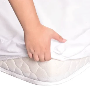 vidaXL Prześcieradła z gumką 160x200 cm, bawełna, białe, 2 szt. - Prześcieradła - miniaturka - grafika 3