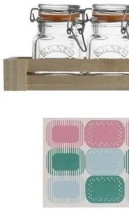 Kilner Zestaw słoiczków do przypraw w skrzynce 0025.807 - Pojemniki kuchenne - miniaturka - grafika 3