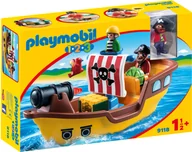 Klocki - Playmobil 123 STATEK PIRACKI 9118 - miniaturka - grafika 1