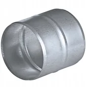 Rury i kanały wentylacyjne - Łącznik Kanału Okrągły FI120 złącze metalowy ZM120 - miniaturka - grafika 1