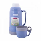 Termosy - Kamille Termos ze szklanym wkładem, uchwytem i kubeczkami 1L 2023 - miniaturka - grafika 1