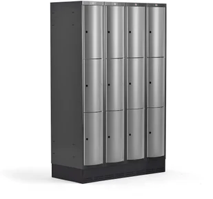 AJ Produkty Metalowa szafa ubraniowa na cokole - Szafki BHP - miniaturka - grafika 34