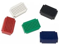 Podzespoły elektroniczne - Velleman ZESTAW PŁYTEK PROTOTYPOWYCH MINI - 55 OTWORÓW STYKOWYCH - 5 szt. VTBB6 - miniaturka - grafika 1