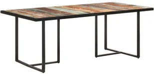 VidaXL Lumarko Stół jadalniany, 200 cm, lite drewno odzyskane 320698 VidaXL - Stoły - miniaturka - grafika 8