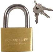 Kłódki - MEGA 24032 Kłódka mosiężna 30mm 24032 - miniaturka - grafika 1