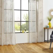 Firany - Atmosphera Firana do salonu LEAF 140 x 240 cm motyw liści 168810D - miniaturka - grafika 1