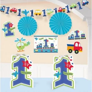 Amscan Zestaw dekoracyjny All aboard 10 elementów - Dodatki do strojów karnawałowych - miniaturka - grafika 4