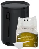 Kompostowniki - Organko ORGANKO 2 kompostownik kuchenny + bokashi - kolor czarny 3830073322153 - miniaturka - grafika 1