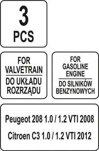 Yato ZESTAW BLOKAD ROZRZĄDU PEUGEOT/CITOEN SILNIKI BENZYNOWE 1,0 1,2 VTi - Narzędzia warsztatowe - miniaturka - grafika 5