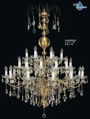 Lampy sufitowe - Elita bohemia Żyrandol kryształowy pałacowy 30-ramienny - Bohemia L 900/30/04 Pt - miniaturka - grafika 1