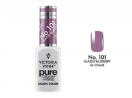 Lakiery hybrydowe - VICTORIA VYNN VICTORIA VYNN Kremowy Lakier Hybrydowy PURE kolor: 101 GLAZED BLUEBERRY - 8 ml VIC000093 - miniaturka - grafika 1