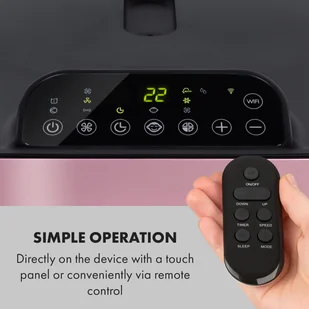 Klarstein Kraftwerk Smart 10K, klimatyzator 3 w 1, 10 000 BTU, sterowanie przy użyciu aplikacji, pilot zdalnego sterowania ACO15-Kraftwerk10KBl - Klimatyzatory - miniaturka - grafika 7