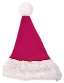 Dodatki do strojów karnawałowych - Strojemikolaja.pl Ciemnoróżowa czapka Mikołaja dla dzieci - miniaturka - grafika 1