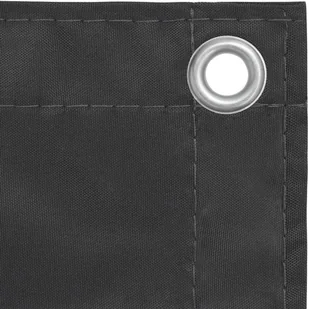 vidaXL Parawan balkonowy, antracytowy, 120x300 cm, tkanina Oxford vidaXL - Markizy - miniaturka - grafika 4