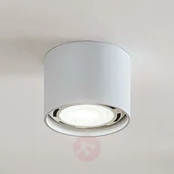 Lampy sufitowe - Lampenwelt com Spot sufitowy LED Mabel, okrągły, biały - miniaturka - grafika 1