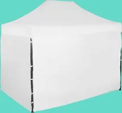 Pawilony ogrodowe - Expodom Namiot ekspresowy 2x3m - stalowy, Biały, 4 ściany boczne - miniaturka - grafika 1