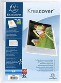 Koszulki na dokumenty - Exacompta teczka prezentacyjna Krea Cover polipropylenu, A4 21 x 29.7 cm 60 koszulek, kryształ 5768E - miniaturka - grafika 1