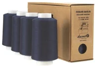 Akcesoria i części do maszyn do szycia - Łucznik Zestaw nici overlockowych Regular - Granatowe - miniaturka - grafika 1