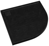 Brodziki prysznicowe - Schedpol Omega Black Stone 80x80 3.0459/C/ST - miniaturka - grafika 1