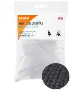 AKUKU Akuku Moskitiera Uniwersalna na Wózek Biała A0445 - Akcesoria do wózków - miniaturka - grafika 3
