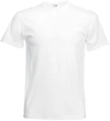 Koszulki męskie - Fruit of the Loom BIAŁA Koszulka T-SHIRT, bawełniana, catalog97061 - miniaturka - grafika 1