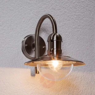 Lampenwelt Damion - nowoczesna zewnętrzna lampa ścienna stal - Lampy ogrodowe - miniaturka - grafika 2