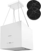 Okapy kuchenne - Berdsen 40E Biały - miniaturka - grafika 1