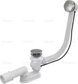Syfony - Alca PLAST Alcaplast Syfon wannowy z korkiem automat metal długośc 80 cm) A55KM 80 ! - miniaturka - grafika 1
