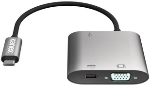 Kanex USB-C VGA Adapter with Power Delivery - Adapter z USB-C na USB 1,5 A, USB-C Power Delivery 60 W + VGA Full HD (Anodized Al K181-1278 - Adaptery i przejściówki - miniaturka - grafika 6