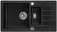 Zlewozmywaki - AXIS MALIBU 80 | Czarny - miniaturka - grafika 1