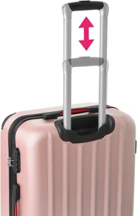 tectake Zestaw walizek Pucci 4 częściowy - różowy złoty 403409 - Walizki - miniaturka - grafika 8